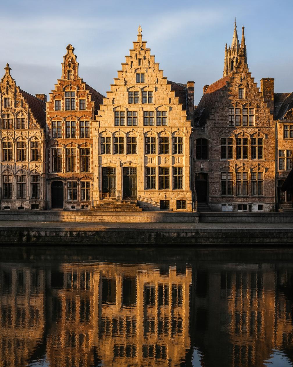 Graslei Canal House in Ghent